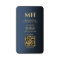 Elegant Blue Monogram Professional Modern 