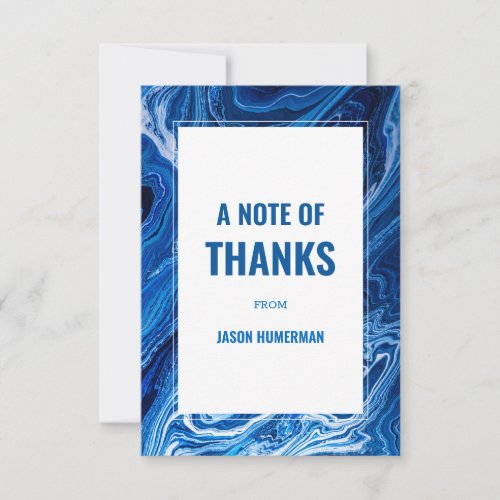 Elegant Blue Ocean Waves Bar Mitzvah