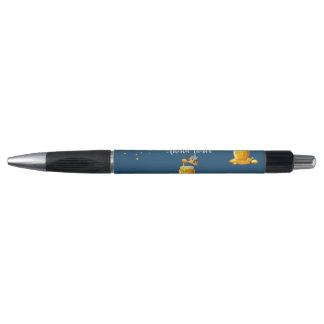 Elegant Blue personalize Honeycomb Pen