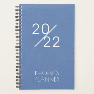 Elegant Blue Personalized 2026 Planner