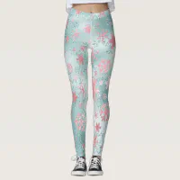 Pink christmas clearance leggings