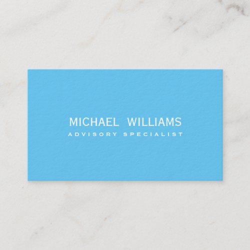 ELEGANT BLUE PROFESSIONAL CELESTIAL HEAVY SWIMMING BUSINESS CARD