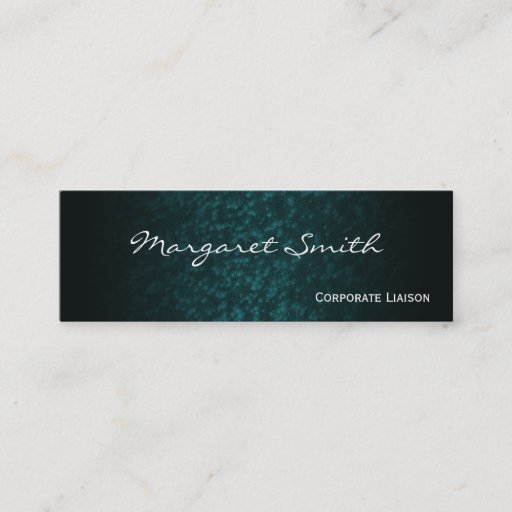 Customizable Elegant Blue Professional Slim Business Cards