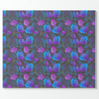 Pink Flowers Wrapping Paper