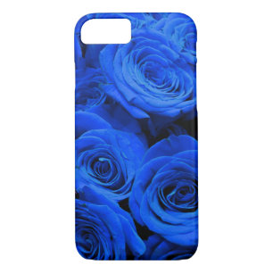 Elegant blue roses blue flowers blue floral iPhone 8/7 case