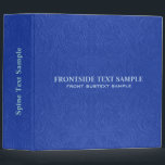 Elegant Blue Suede Leather Look Embossed Flowers 3 Ring Binder<br><div class="desc">Elegant Blue tones suede leather look with embossed vintage floral design. Many other colors are available. Available on many products.</div>