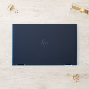Elegant Blue Texture Design HP Laptop Cover Skin