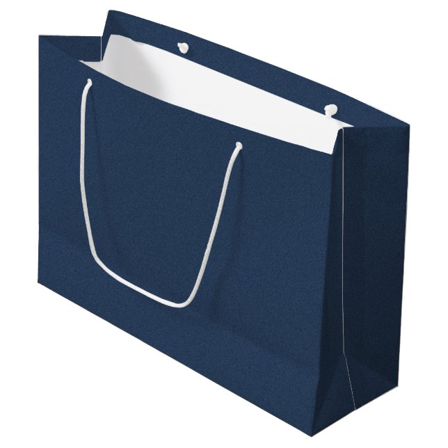 Elegant Blue Textured Large Gift Bag For Any Occas (Front Angled)