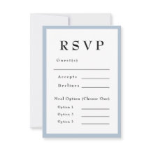 Elegant Blue Timeless Wedding