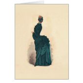 Elegant Blue Victorian Dress Fashion (Front)