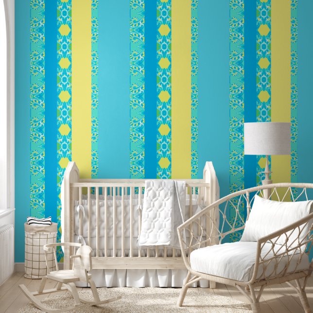 Elegant blue wallpaper  (Kids)