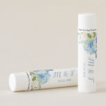 Elegant Blue Watercolor Flowers Wedding Favors Lip Balm<br><div class="desc">Elegant Blue Watercolor Flowers Wedding Favors</div>