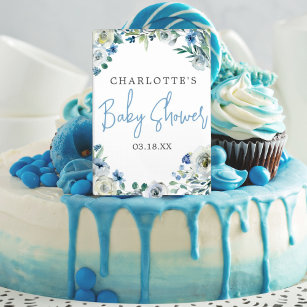 Cake Toppers: Baby Shower Customized Elegant Cake Topper