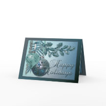 Elegant Blue X-Mas Ornaments