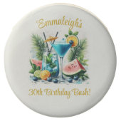 Elegant Blueberry Brunch 30th Birthday Celebration Chocolate Covered Oreo (Front)