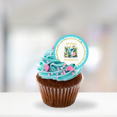 Elegant Blueberry Brunch 30th Birthday Celebration Edible Frosting Rounds