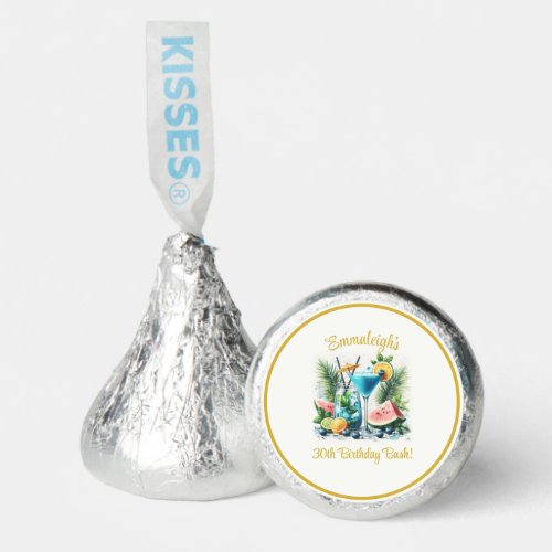 Elegant Blueberry Brunch 30th Birthday Celebration Hersheys Kisses