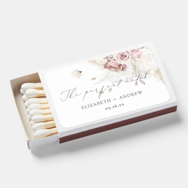 Elegant Blush Dusty Rose the Perfect Match Wedding (Front Open)