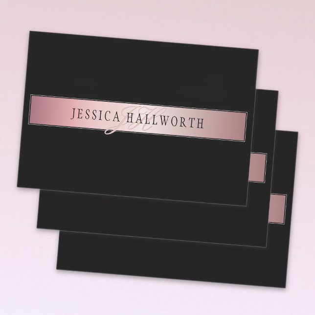 Elegant Blush Faux Rose Gold | Name & Initials Wrapping Paper Sheets (Creator Uploaded)