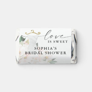 Elegant Blush Floral Dress Bridal Shower Favors