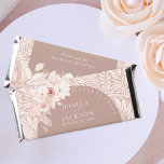 Elegant Blush Floral Wedding Hershey Bar Favors<br><div class="desc">These Elegant Blush Floral Wedding Hershey Bar Favors are perfect to gift your guests! Give your guests a favor they will love. Share a special message and intimate details of your special day.</div>