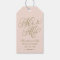 Elegant Blush Gold Mr and Mrs Script Favor