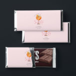 Elegant Blush Pink Aperol Spritz Bridal Shower Hershey Bar Favors<br><div class="desc">Elegant Blush Pink Aperol Spritz Bridal Shower Hershey Bar Favors</div>
