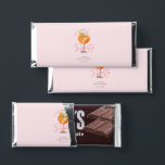 Elegant Blush Pink Aperol Spritz Bridal Shower Hershey Bar Favors<br><div class="desc">Elegant Blush Pink Aperol Spritz Bridal Shower Hershey Bar Favors</div>