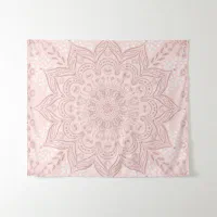 Blush pink discount and grey tapestry