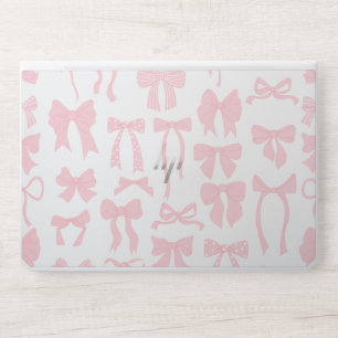 Elegant Blush Pink Bow HP Laptop Skin