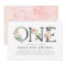 Elegant Blush Pink Floral 1st Birthday Party