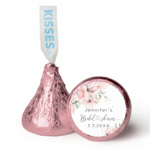 Elegant Blush pink floral bridal shower Hershey®'s Kisses®
