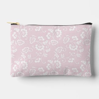 Elegant Blush Pink Floral Pattern 