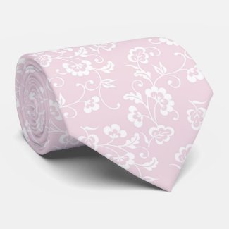 Elegant Blush Pink Floral Pattern 