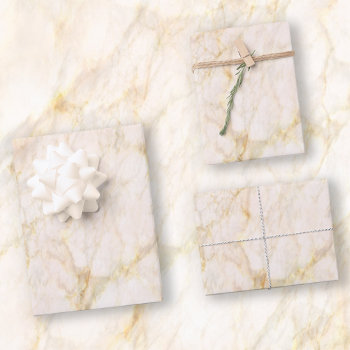 Elegant Blush Pink Marble Wrapping Paper Sheets by TabbyGun at Zazzle