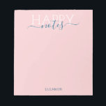 Elegant blush pink name notepad<br><div class="desc">Elegant blush pink name notepad</div>