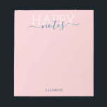 Elegant blush pink name notepad<br><div class="desc">Elegant blush pink name notepad</div>