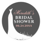 Elegant Blush Pink Wedding Gown Bridal Shower