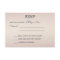 Elegant Blush Wedding RSVP Cards