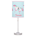 Elegant Bohemian Butterflies Personalized Kids Table Lamp at Zazzle