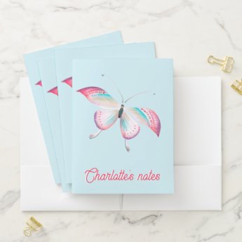 Elegant Bohemian Butterfly Personalized 