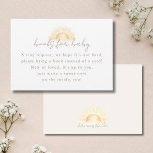 Elegant Bohemian Sun Diaper Raffle Ticket Card