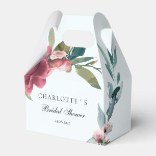 Elegant Boho Bridal Shower Favor Box