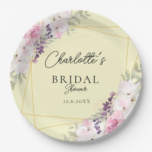 Elegant Boho Bridal Shower   Paper Plates