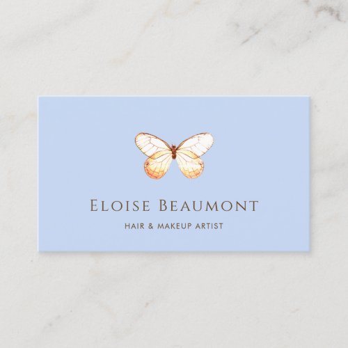 Elegant Boho Butterfly Nature Business Card