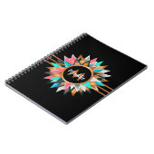 Elegant Boho Chic Personalized Notebook | Zazzle