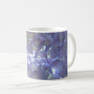 Elegant boho dusty light purple florals flowers coffee mug