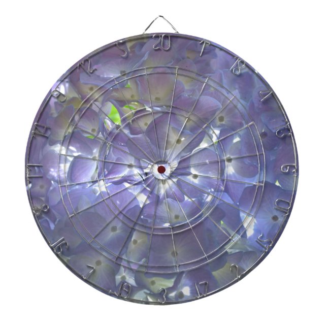 Elegant boho dusty light purple florals flowers  dartboard (Front)