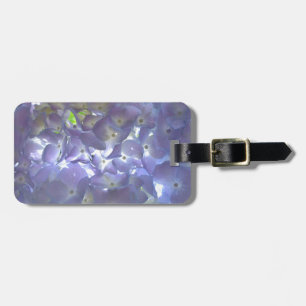 Elegant boho dusty light purple florals flowers luggage tag