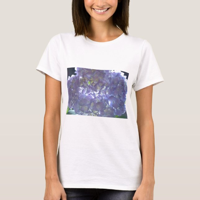 Elegant boho dusty light purple florals flowers  T-Shirt (Front)